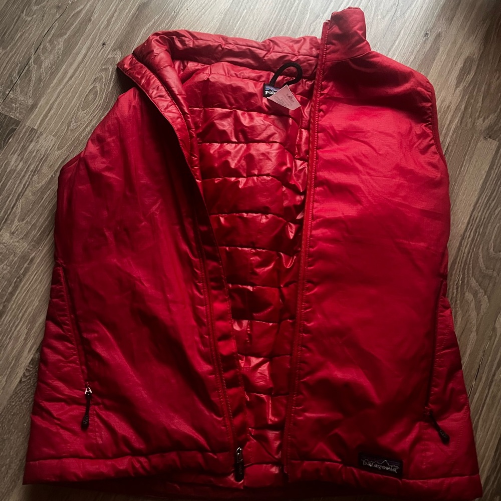 Eddie Bauer Red Puffer Vest
